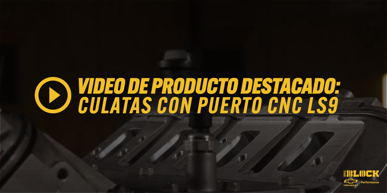 Video de producto destacado: Culatas con puerto CNC LS9