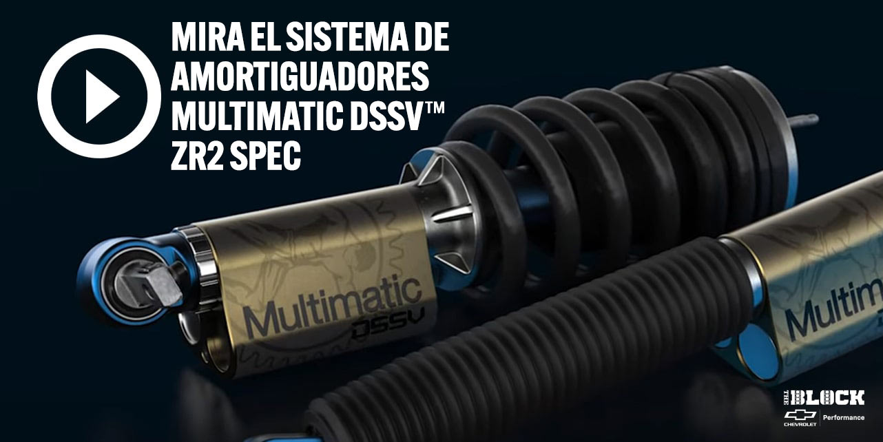 Mira el sistema de amortiguadores Multimatic DSSV ZR2 Spec