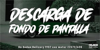 Descargar fondo de pantalla: Un Sedan Delivery 1957 con motor ZZ572/620