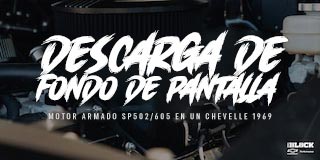 Descargar fondo de pantalla: Motor armado SP502/605 en un Chevelle 1969