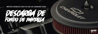 Descargar fondo de pantalla: Motor armado 502 HO en un Camaro SS 1969