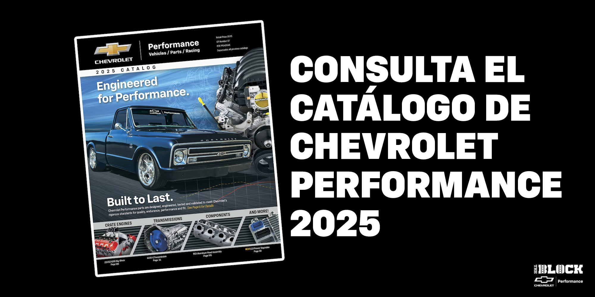 Consulta el catálogo de Chevrolet Performance 2025