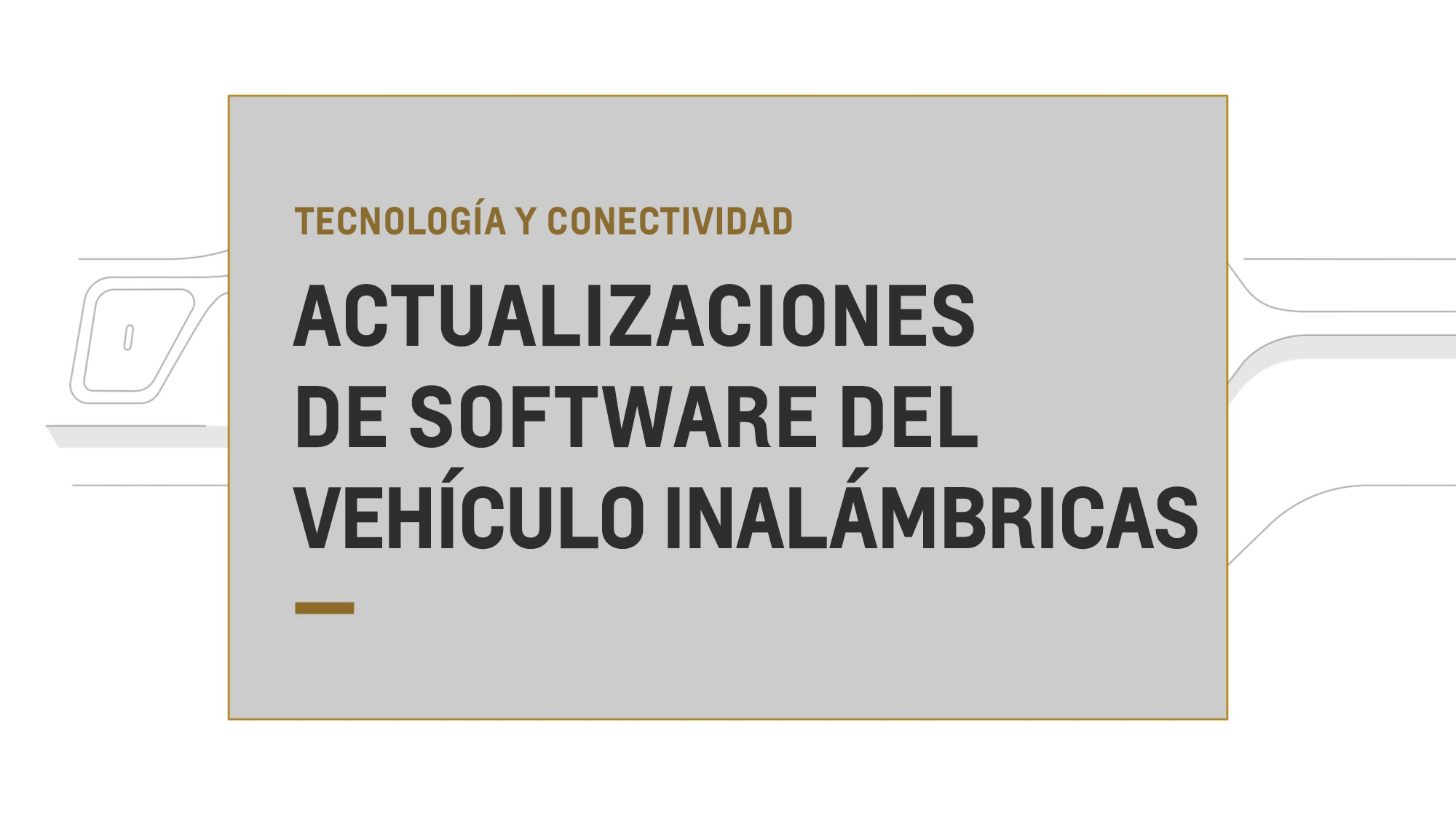 actualizaciones de software inalámbricas del vehículo