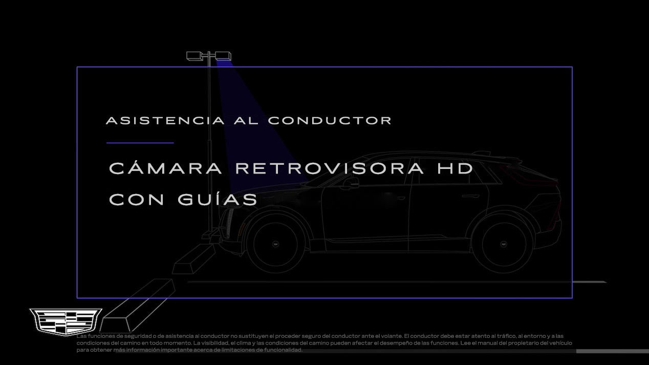 Cómo usar la cámara retrovisora con guías