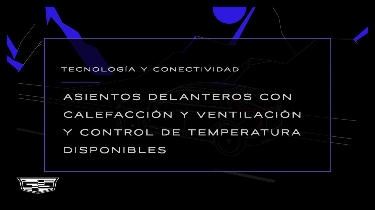 Controles de clima, y asientos con calefacción y ventilación
