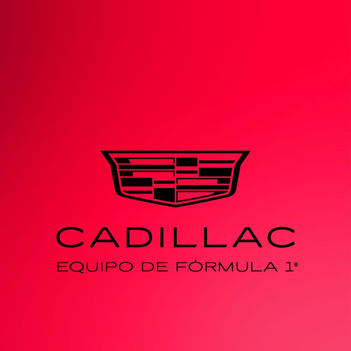 Logotipo del equipo Cadillac Formula 1